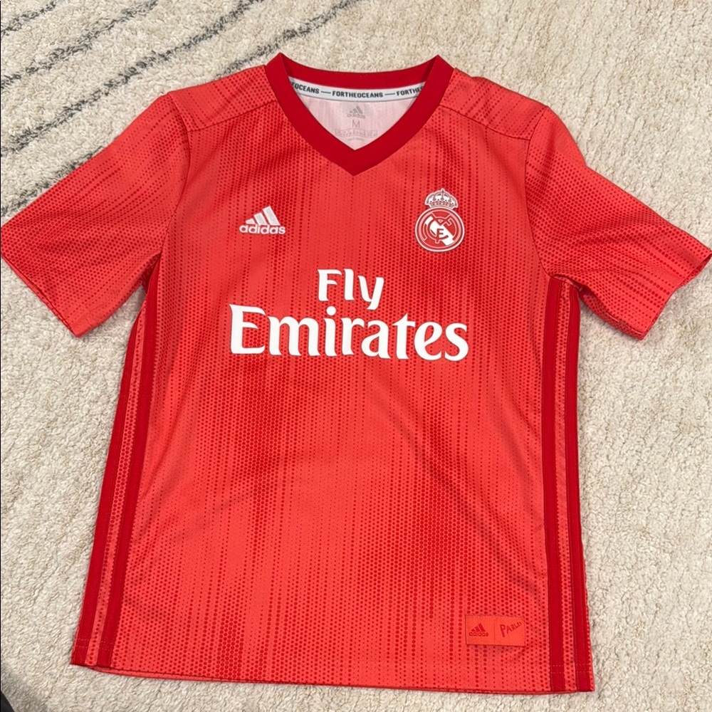 Adidas Kids Red Soccer Jersey